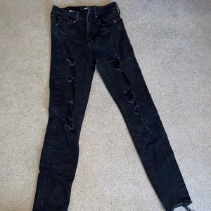 AERO high rise skinny jeans